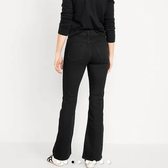 Old Navy Black Flare Women's Jeans NWT Size 12 - Picture 2 of 11